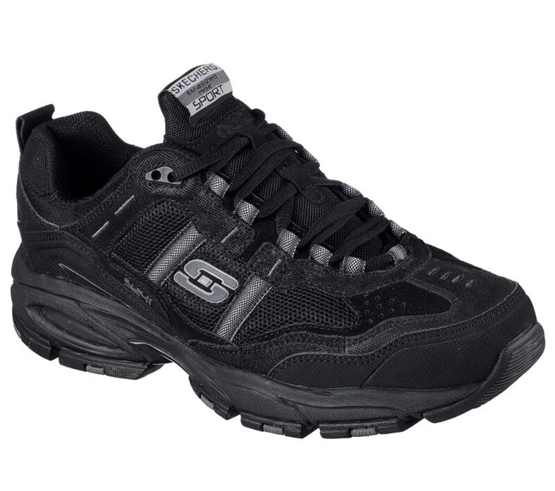 Skechers Vigor 2.0 - Trait - Mens Sneakers Black [AU-NT0425]